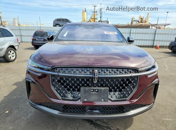 5LMPJ8J49SJ933588 2025 LINCOLN NAUTILUS Темно-бордовый Вид спереди