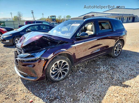 5LMPJ8KA7SJ897890 2025 LINCOLN NAUTILUS Burgundy Առջևի ձախ երեք քառորդ տեսարան