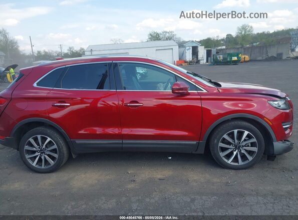 5LMTJ3DH4KUL07641 2019 LINCOLN MKC Бордовый Вид щитка приборов
