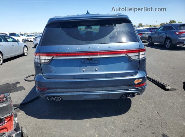 5LMYJ8XY2LGL19740 2020 LINCOLN AVIATOR Blue Rear view
