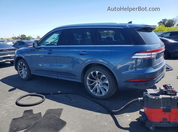 5LMYJ8XY2LGL19740 2020 LINCOLN AVIATOR Blue Rear left