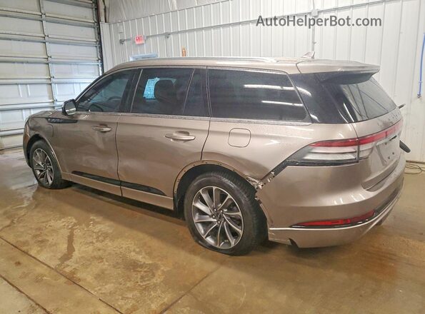 5LMYJ8XY5LGL19666 2020 LINCOLN AVIATOR Золотой Задняя левая четверть