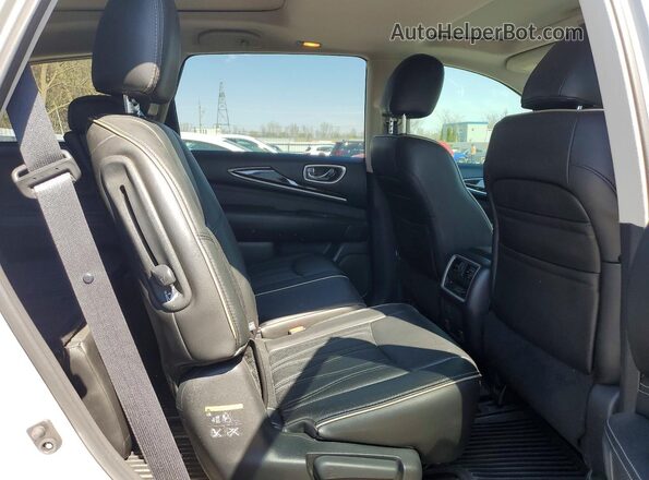 5N1AL0MM1GC525579 2016 INFINITI QX60 Silver უკანა სალონის ხედი