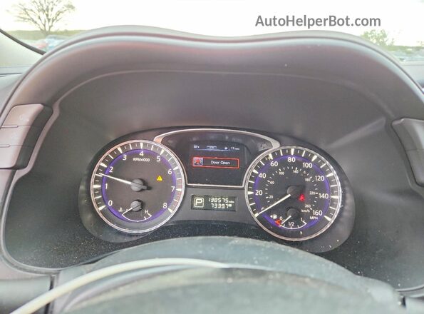 5N1AL0MM2GC526580 2016 INFINITI QX60 White Widok zestawu wskaźników