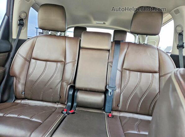 5N1AL0MM2GC526580 2016 INFINITI QX60 White Widok tylnych siedzeń
