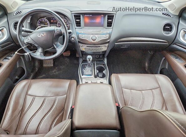 5N1AL0MM2GC526580 2016 INFINITI QX60 White Widok deski rozdzielczej