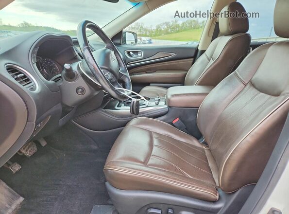 5N1AL0MM2GC526580 2016 INFINITI QX60 White Widok wnętrza z przodu