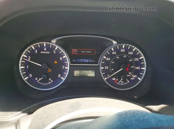 5N1AL0MM3GC528662 2016 INFINITI QX60 White Вид щитка приладів