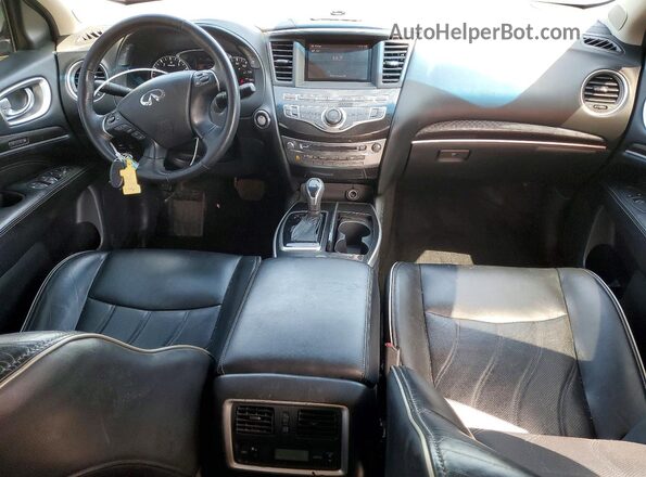 5N1AL0MM9GC509503 2016 INFINITI QX60 Black Вид панелі приладів