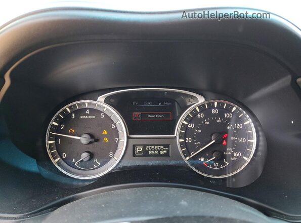 5N1AL0MM9GC509503 2016 INFINITI QX60 Black Вид щитка приладів