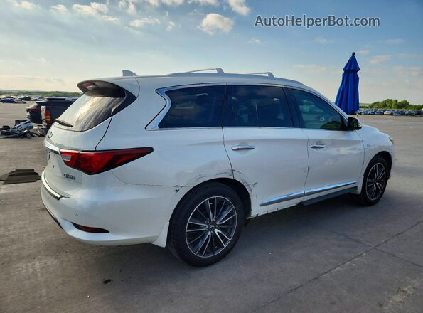 5N1AL0MN0GC517661 2016 INFINITI QX60 Белый Задняя правая четверть