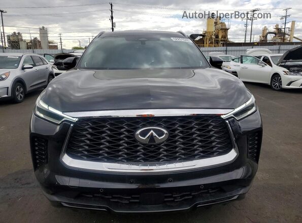 5N1AL1FR1SC352203 2025 INFINITI QX60 Black Vista frontal