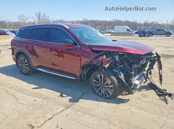 5N1AL1FS5TC337143 2026 INFINITI QX60 Maroon წინა მარჯვენა