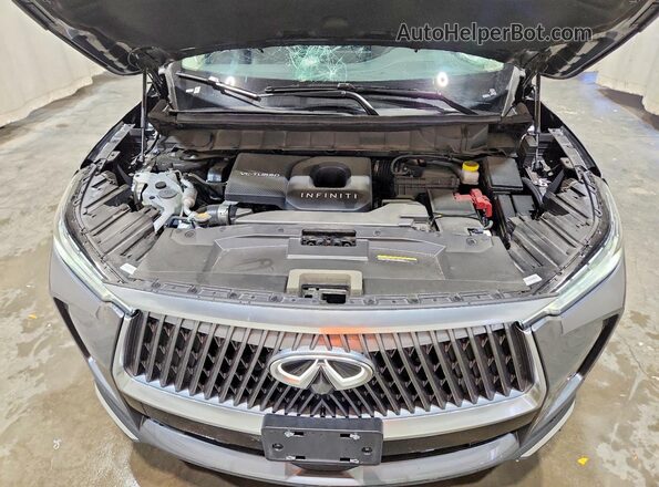 5N1AL1FS8TC343325 2026 INFINITI QX60 Gray Vista del compartimento del motor