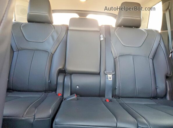 5N1AL1GSXSC336390 2025 INFINITI QX60 White უკანა სავარძლების ხედი