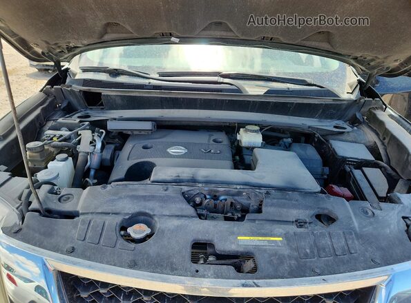 5N1AR2MM0GC606986 2016 NISSAN PATHFINDER Black Rear interior view