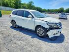 2016 Nissan Pathfinder S White vin: 5N1AR2MM0GC655329