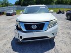 2016 Nissan Pathfinder S White vin: 5N1AR2MM0GC655329