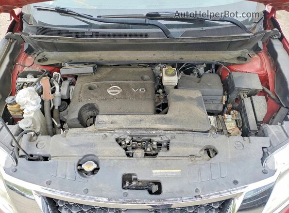 5N1AR2MM3GC639819 2016 NISSAN PATHFINDER Красный Вид подкапотного пространства