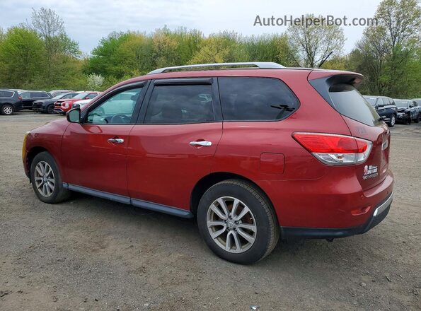 5N1AR2MM3GC639819 2016 NISSAN PATHFINDER Красный Задняя левая четверть