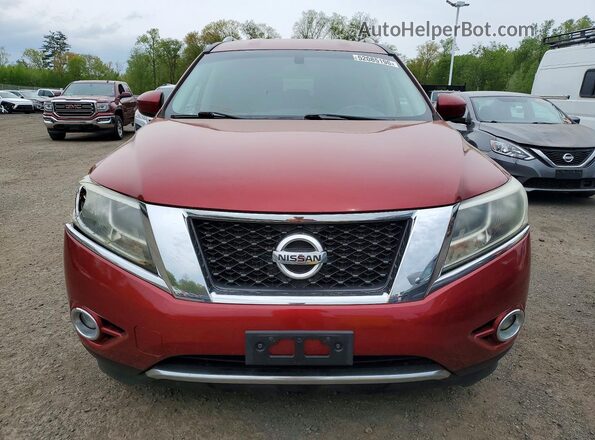 5N1AR2MM3GC639819 2016 NISSAN PATHFINDER Красный Вид спереди
