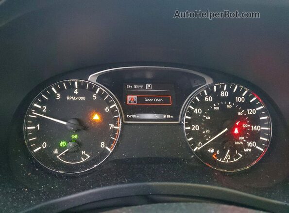5N1AR2MM4GC646794 2016 NISSAN PATHFINDER Gray Instrument cluster view
