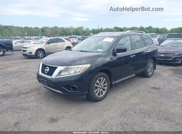 5N1AR2MM5GC657285 2016 NISSAN PATHFINDER Black Առջևի ձախ երեք քառորդ տեսարան