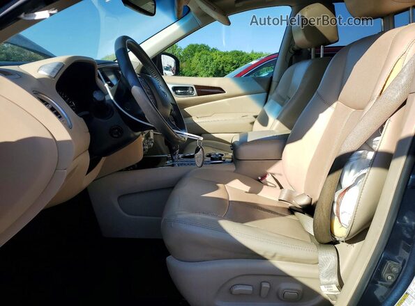 5N1AR2MM8GC626189 2016 NISSAN PATHFINDER Black Вид салону спереду