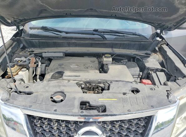 5N1AR2MM9GC628758 2016 NISSAN PATHFINDER Gray Vista del compartimento del motor