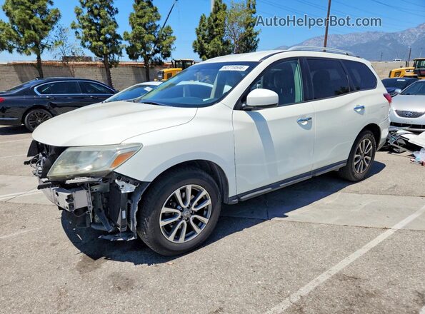 5N1AR2MM9GC633135 2016 NISSAN PATHFINDER White წინა მარცხენა ხედი სამი მეოთხედიდან