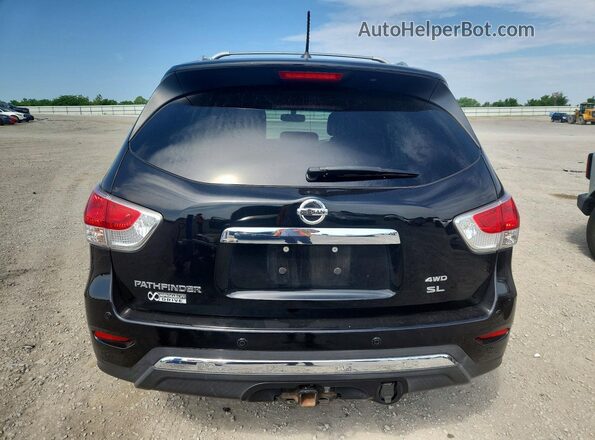 5N1AR2MM9GC642093 2016 NISSAN PATHFINDER Black Widok z tyłu