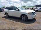 2016 Nissan Pathfinder Platinum/s/sl/sv White vin: 5N1AR2MM9GC642403