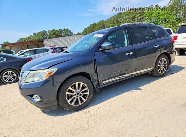 5N1AR2MMXGC615470 2016 NISSAN PATHFINDER Синий Передняя левая четверть