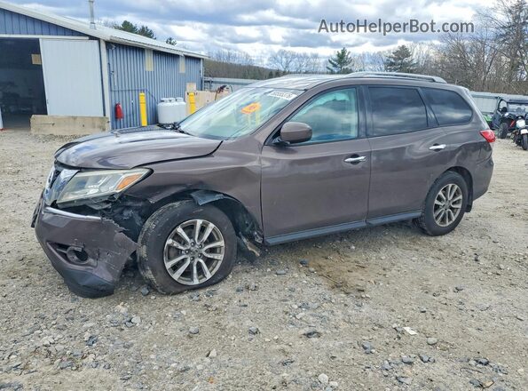 5N1AR2MN1GC623451 2016 NISSAN PATHFINDER Серый Передняя левая четверть
