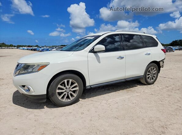 5N1AR2MN4GC616493 2016 NISSAN PATHFINDER Белый Передняя левая четверть