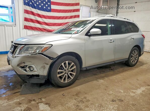 5N1AR2MN7GC607044 2016 NISSAN PATHFINDER Silver Առջևի ձախ երեք քառորդ տեսարան