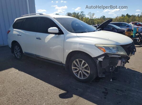 5N1AR2MN7GC623714 2016 NISSAN PATHFINDER Белый Передняя правая четверть