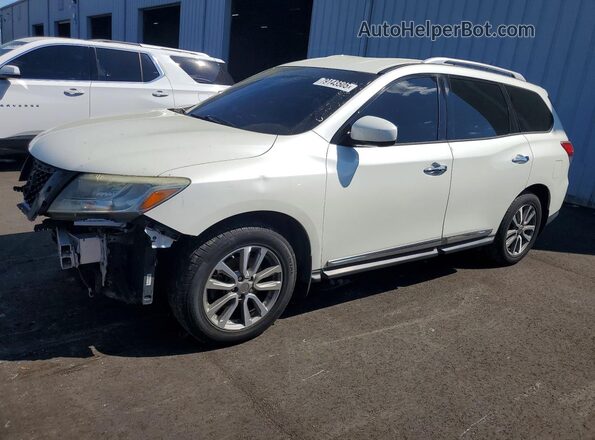 5N1AR2MN7GC623714 2016 NISSAN PATHFINDER Белый Передняя левая четверть