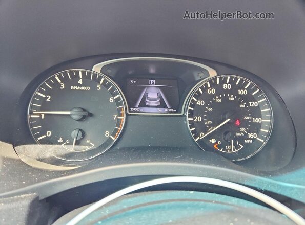 5N1AR2MNXGC614795 2016 NISSAN PATHFINDER Красный Вид щитка приборов