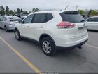 2016 Nissan Rogue Sv White vin: 5N1AT2MM7GC852368
