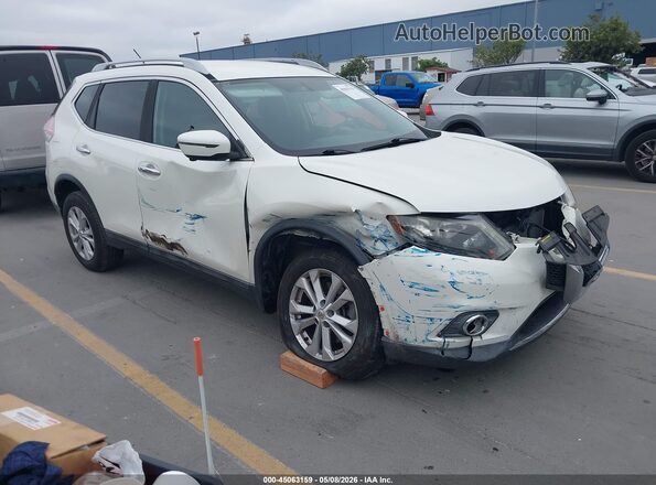 5N1AT2MM7GC852368 2016 NISSAN ROGUE White Delantero derecho