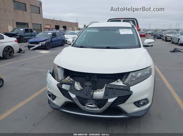5N1AT2MM7GC852368 2016 NISSAN ROGUE White Vista del cuadro de instrumentos
