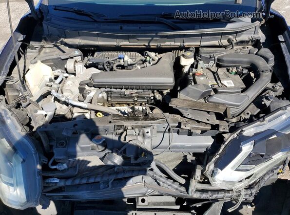 5N1AT2MN6HC783229 2017 NISSAN ROGUE Blue ძრავის განყოფილების ხედი