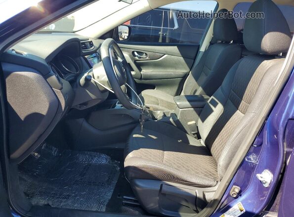 5N1AT2MN6HC783229 2017 NISSAN ROGUE Blue წინა სალონის ხედი