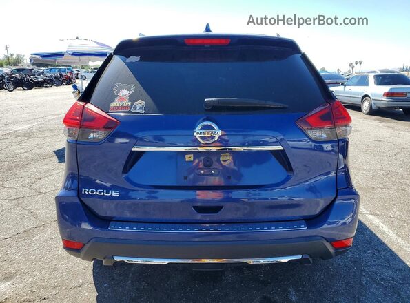 5N1AT2MN6HC783229 2017 NISSAN ROGUE Blue უკანა ხედი