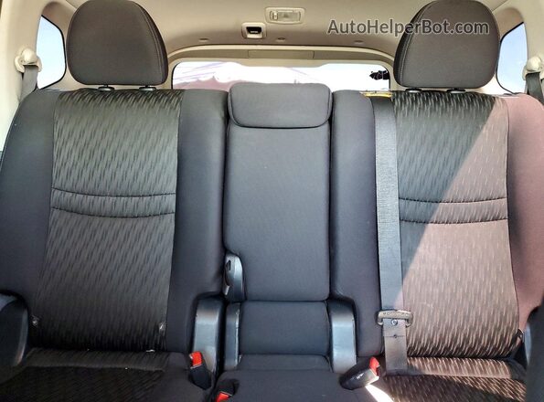 5N1AT2MN6HC783229 2017 NISSAN ROGUE Blue უკანა სავარძლების ხედი