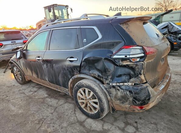 5N1AT2MN8HC853801 2017 NISSAN ROGUE Black Trasero izquierdo