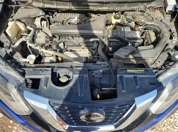 5N1AT2MT0KC704790 2019 NISSAN ROGUE Blue Rear interior view