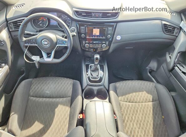 5N1AT2MT0KC704790 2019 NISSAN ROGUE Blue Dashboard view