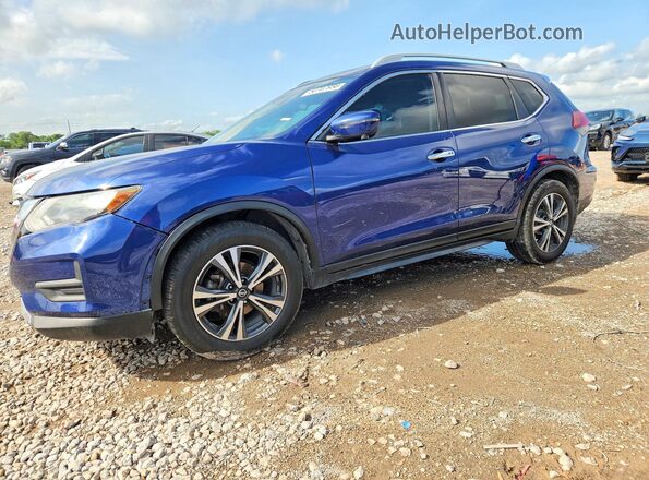 5N1AT2MT0KC704790 2019 NISSAN ROGUE Blue Front left
